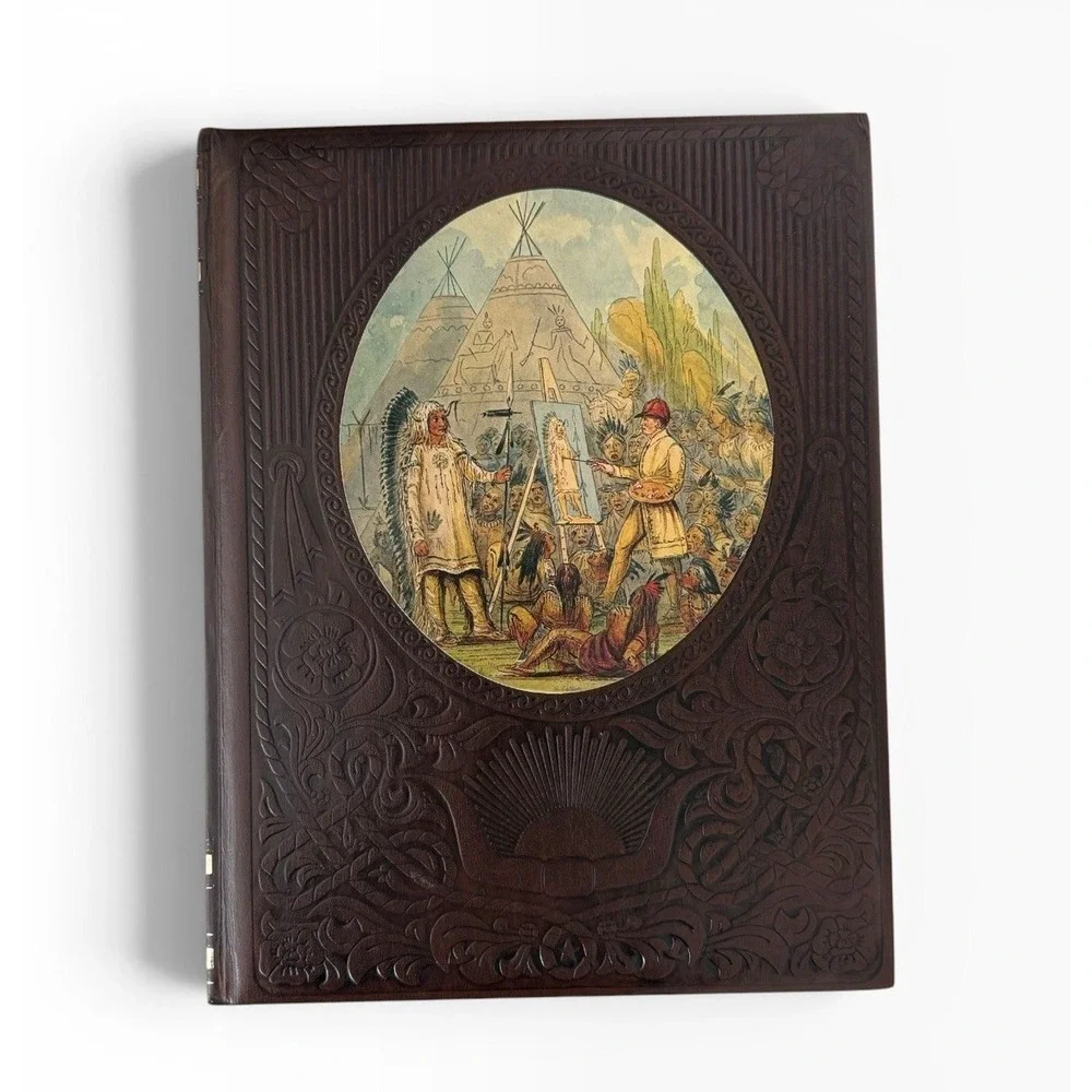 Vtg The Chronicles Old West Series Time Life‎ Books Leather Bound Hardcover 1976